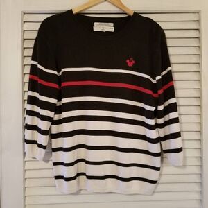 Tommy Hilfiger Disney Golf Sweater Black White Large